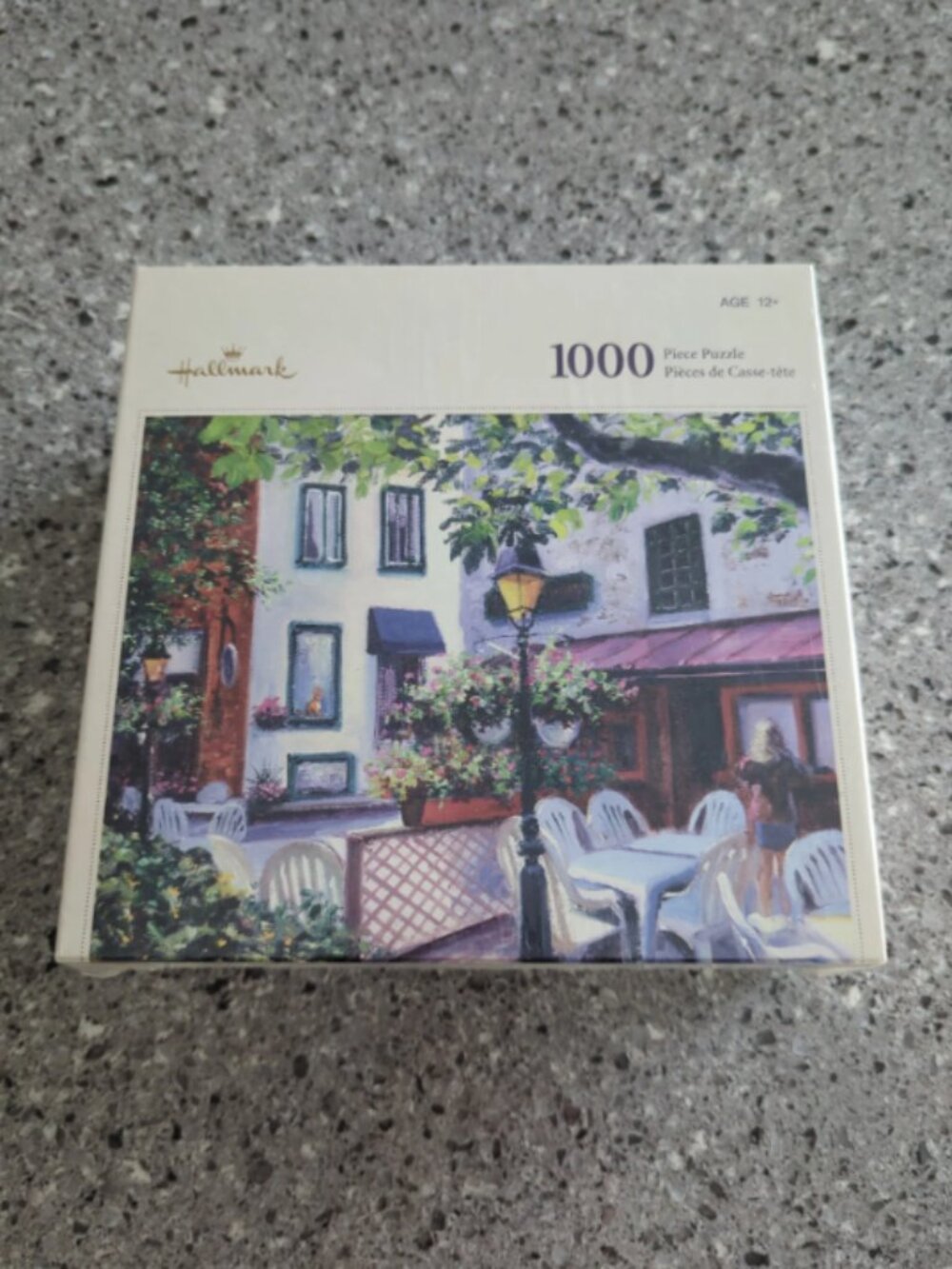 Vintage 2004 Hallmark Courtyard Cafe 1000 Piece Puzzle